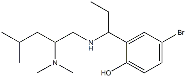  4-bromo-2-(1-{[2-(dimethylamino)-4-methylpentyl]amino}propyl)phenol
