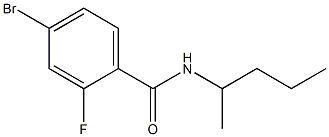  4-bromo-2-fluoro-N-(1-methylbutyl)benzamide