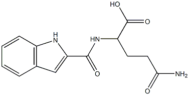  4-carbamoyl-2-(1H-indol-2-ylformamido)butanoic acid
