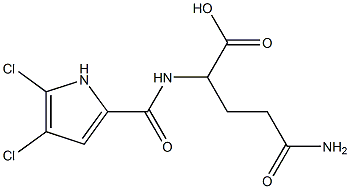 4-carbamoyl-2-[(4,5-dichloro-1H-pyrrol-2-yl)formamido]butanoic acid