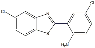  4-chloro-2-(5-chloro-1,3-benzothiazol-2-yl)aniline