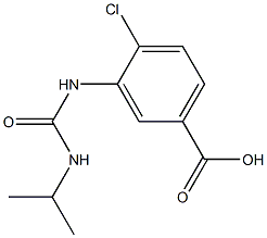  4-chloro-3-[(propan-2-ylcarbamoyl)amino]benzoic acid