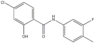  4-chloro-N-(3-fluoro-4-methylphenyl)-2-hydroxybenzamide