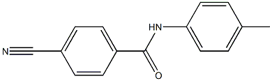 4-cyano-N-(4-methylphenyl)benzamide Structure