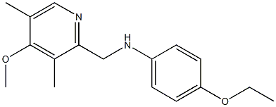  4-ethoxy-N-[(4-methoxy-3,5-dimethylpyridin-2-yl)methyl]aniline