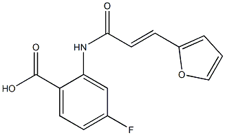 4-fluoro-2-[3-(furan-2-yl)prop-2-enamido]benzoic acid