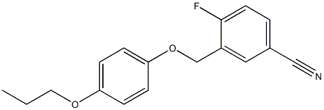 4-fluoro-3-(4-propoxyphenoxymethyl)benzonitrile