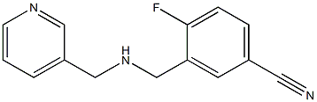 4-fluoro-3-{[(pyridin-3-ylmethyl)amino]methyl}benzonitrile