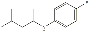  4-fluoro-N-(4-methylpentan-2-yl)aniline