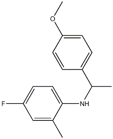 4-fluoro-N-[1-(4-methoxyphenyl)ethyl]-2-methylaniline