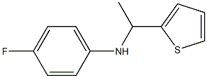 4-fluoro-N-[1-(thiophen-2-yl)ethyl]aniline Struktur