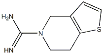 4H,5H,6H,7H-thieno[3,2-c]pyridine-5-carboximidamide|