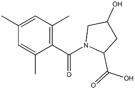  4-hydroxy-1-[(2,4,6-trimethylphenyl)carbonyl]pyrrolidine-2-carboxylic acid