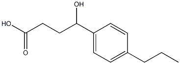  4-hydroxy-4-(4-propylphenyl)butanoic acid