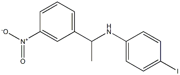 4-iodo-N-[1-(3-nitrophenyl)ethyl]aniline 结构式