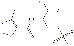 4-methanesulfonyl-2-[(4-methyl-1,3-thiazol-5-yl)formamido]butanoic acid