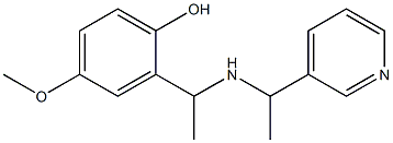  4-methoxy-2-(1-{[1-(pyridin-3-yl)ethyl]amino}ethyl)phenol