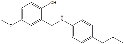 4-methoxy-2-{[(4-propylphenyl)amino]methyl}phenol