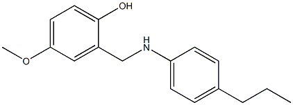  4-methoxy-2-{[(4-propylphenyl)amino]methyl}phenol