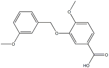  4-methoxy-3-[(3-methoxybenzyl)oxy]benzoic acid