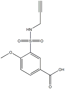  4-methoxy-3-[(prop-2-ynylamino)sulfonyl]benzoic acid