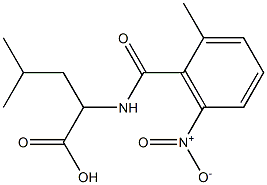4-methyl-2-[(2-methyl-6-nitrophenyl)formamido]pentanoic acid