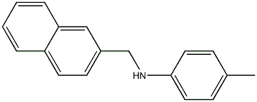 4-methyl-N-(naphthalen-2-ylmethyl)aniline Struktur