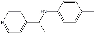  4-methyl-N-[1-(pyridin-4-yl)ethyl]aniline