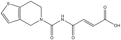  4-oxo-4-{4H,5H,6H,7H-thieno[3,2-c]pyridin-5-ylcarbonylamino}but-2-enoic acid