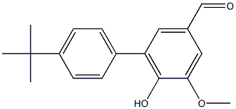 4'-tert-butyl-6-hydroxy-5-methoxy-1,1'-biphenyl-3-carbaldehyde