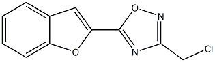 5-(1-benzofuran-2-yl)-3-(chloromethyl)-1,2,4-oxadiazole