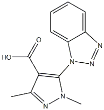  5-(1H-1,2,3-benzotriazol-1-yl)-1,3-dimethyl-1H-pyrazole-4-carboxylic acid