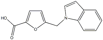 5-(1H-indol-1-ylmethyl)furan-2-carboxylic acid|