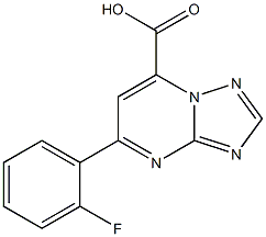 5-(2-fluorophenyl)-[1,2,4]triazolo[1,5-a]pyrimidine-7-carboxylic acid