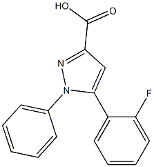 5-(2-fluorophenyl)-1-phenyl-1H-pyrazole-3-carboxylic acid