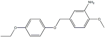  5-(4-ethoxyphenoxymethyl)-2-methoxyaniline
