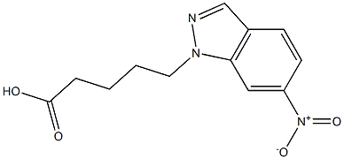  5-(6-nitro-1H-indazol-1-yl)pentanoic acid