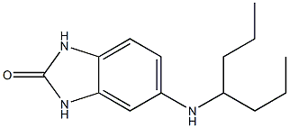5-(heptan-4-ylamino)-2,3-dihydro-1H-1,3-benzodiazol-2-one Structure