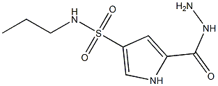  5-(hydrazinocarbonyl)-N-propyl-1H-pyrrole-3-sulfonamide