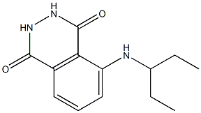 5-(pentan-3-ylamino)-1,2,3,4-tetrahydrophthalazine-1,4-dione Struktur