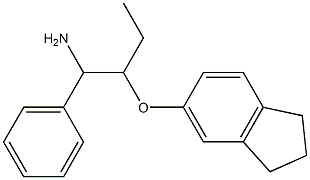  5-[(1-amino-1-phenylbutan-2-yl)oxy]-2,3-dihydro-1H-indene
