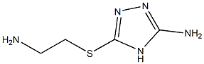 5-[(2-aminoethyl)thio]-4H-1,2,4-triazol-3-amine Struktur