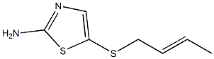 5-[(2E)-but-2-enylthio]-1,3-thiazol-2-amine Struktur