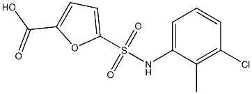  5-[(3-chloro-2-methylphenyl)sulfamoyl]furan-2-carboxylic acid