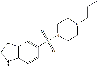 5-[(4-propylpiperazine-1-)sulfonyl]-2,3-dihydro-1H-indole