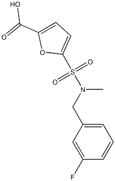5-{[(3-fluorophenyl)methyl](methyl)sulfamoyl}furan-2-carboxylic acid