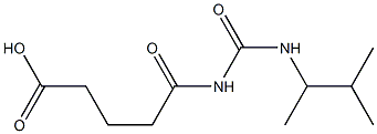  5-{[(3-methylbutan-2-yl)carbamoyl]amino}-5-oxopentanoic acid