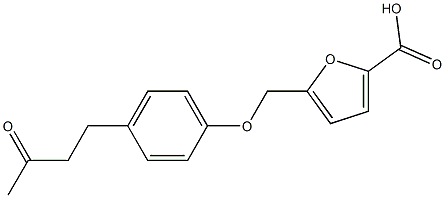 5-{[4-(3-oxobutyl)phenoxy]methyl}-2-furoic acid