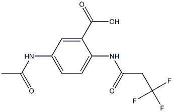  5-acetamido-2-(3,3,3-trifluoropropanamido)benzoic acid