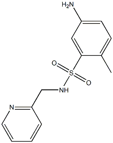  5-amino-2-methyl-N-(pyridin-2-ylmethyl)benzene-1-sulfonamide